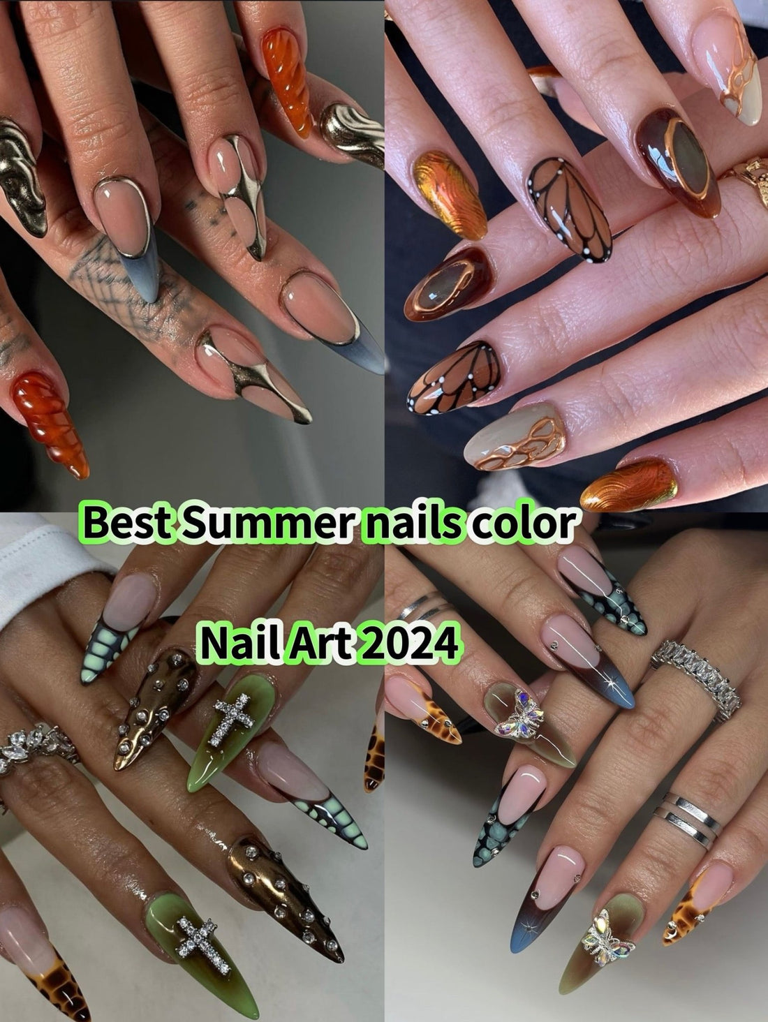 BEST SUMMER NAILS  COLOR AND NAIL ART INSPIRATIONS FOR 2024