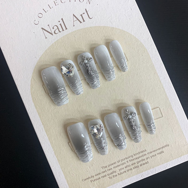 Snow country scenery False Nails from SHOPQAQ