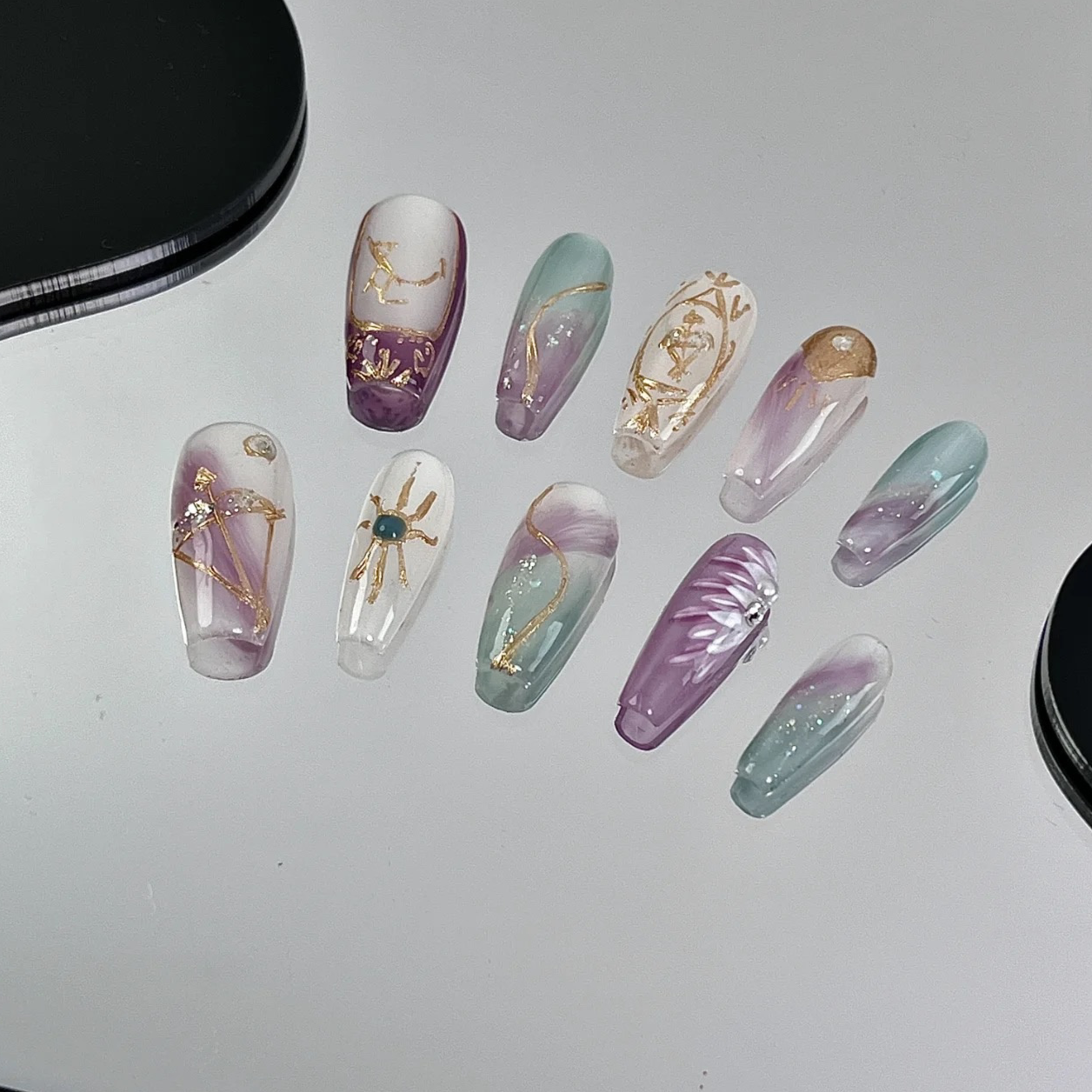 【Sagittarius】handmade design False Nails from SHOPQAQ