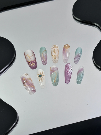 【Sagittarius】handmade design | False Nails | SHOPQAQ