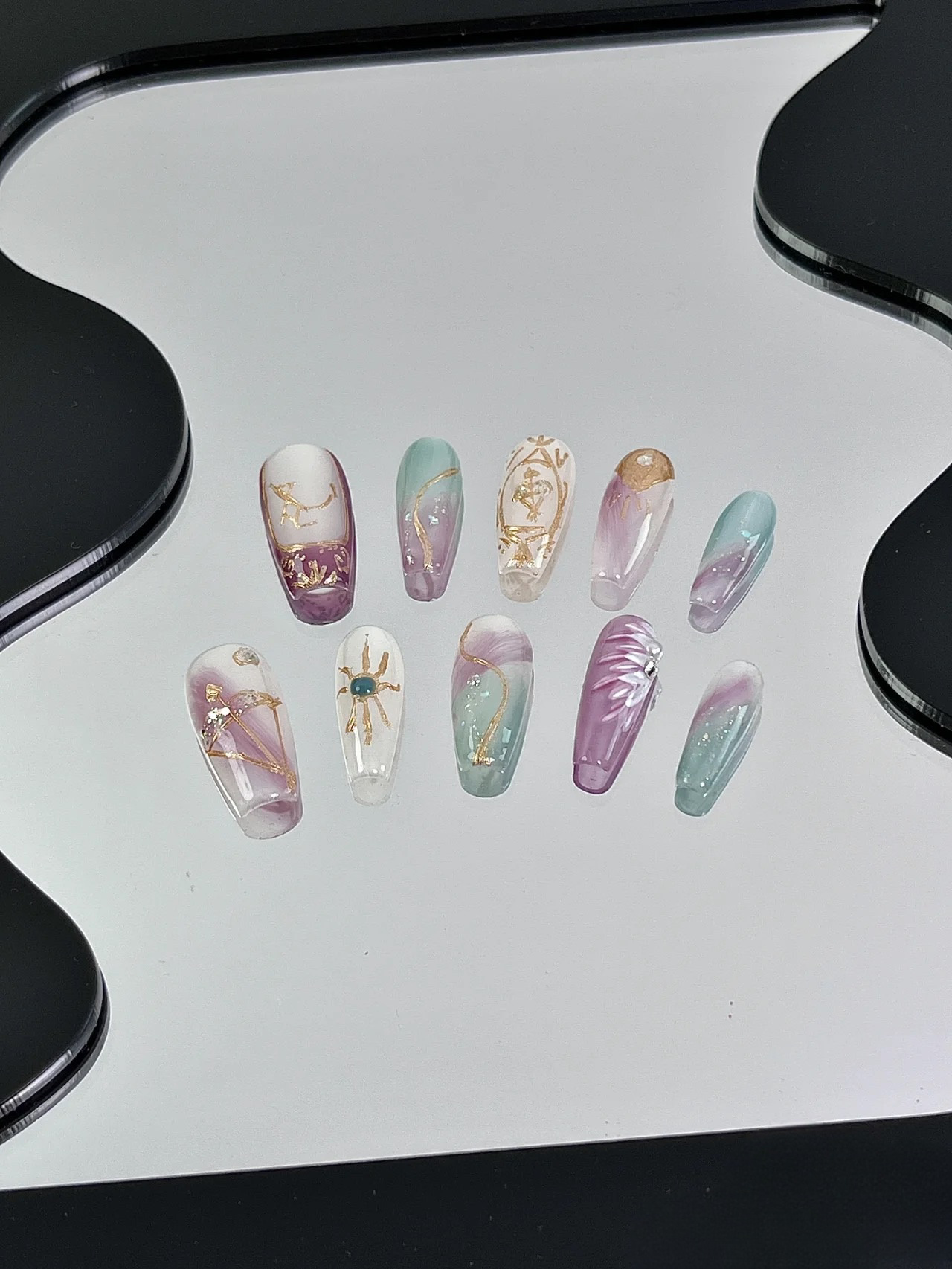 【Sagittarius】handmade design | False Nails | SHOPQAQ