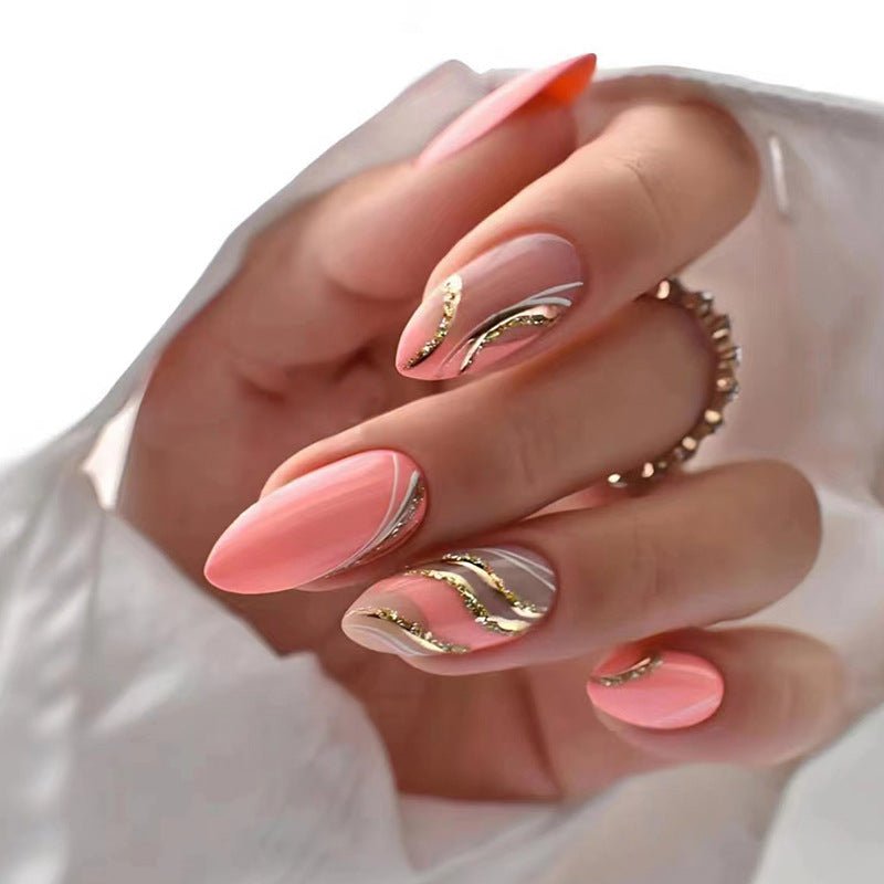 24pcs Barbie Pink French Tip | False Nails | SHOPQAQ