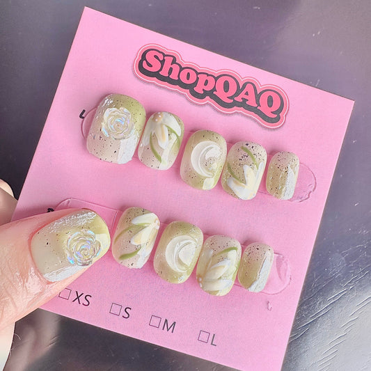 shopqaq2 | False Nails | False Nails, Handmade False Nails, press on nails | SHOPQAQ