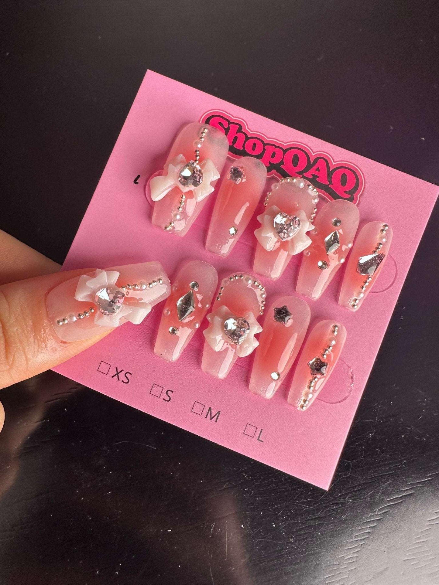 2024 Handcrafted Short Butterfly Pink Press On Nails – Cute & Sophisticated Summer Style