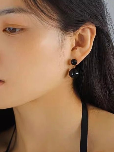 6 Captivating Colors Double Natural Stone Earrings earrings from SHOPQAQ