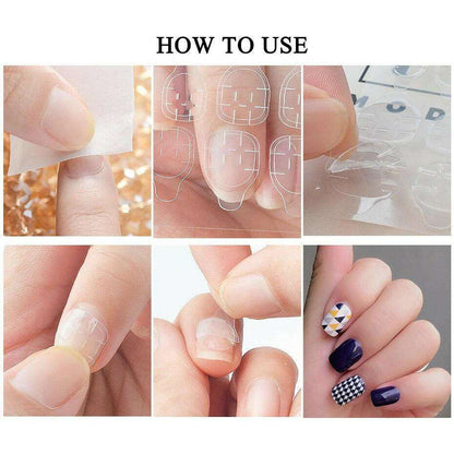 240pcs/10sheets Nail Jelly glue Double Sided Nail Art Kits & Accessories from SHOPQAQ