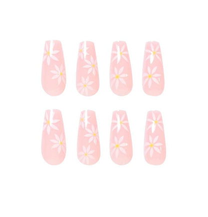 Country style | False Nails | affordable, beauty., DIY, easy to use, french style, high-quality, manicure, press on nails, reusable, salon-quality, various sizes | SHOPQAQ