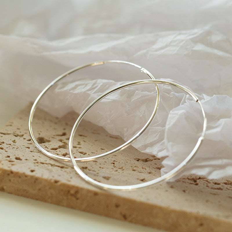 Classic 925 Sterling Silver Hoop Earrings earrings from SHOPQAQ