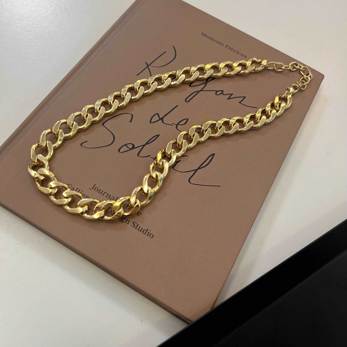 Buckle Design Chain Necklace Jewelry Gift Fashion Punk Popular For A Stylish Look Personality Necklaces from SHOPQAQ