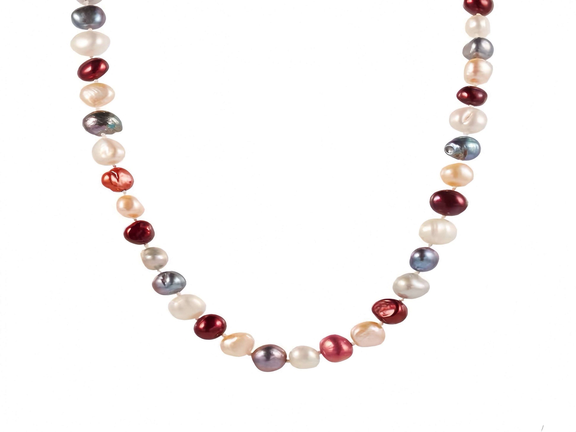 Dyed Natural Pearl Necklace from SHOPQAQ