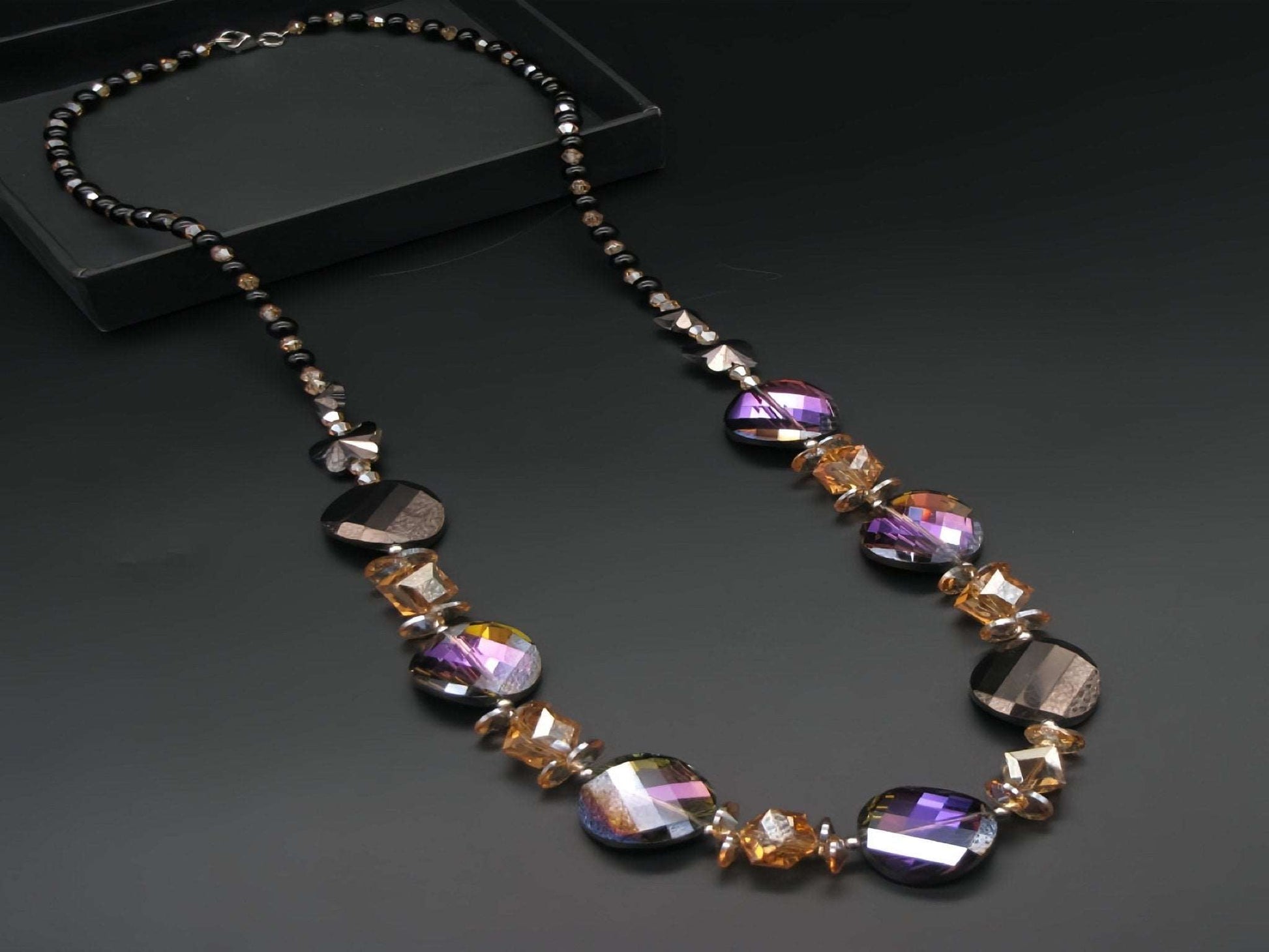 AB Crystal Versatile Handmade Necklace Necklace from SHOPQAQ