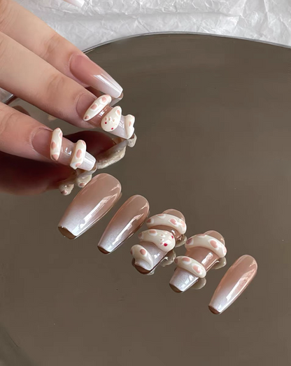 [Chubby snake] | False Nails | DIY nails, easy to apply nails, elegant nails, False Nails, fashion nails, Handmade fake nails, Handmade False Nails, handmadefalsenails, High-Grade False Nails, long-lasting nails, luxury false nails, nails, Party nails., press on nails, special occasion nails, Unique False Nails, wedding nails | SHOPQAQ