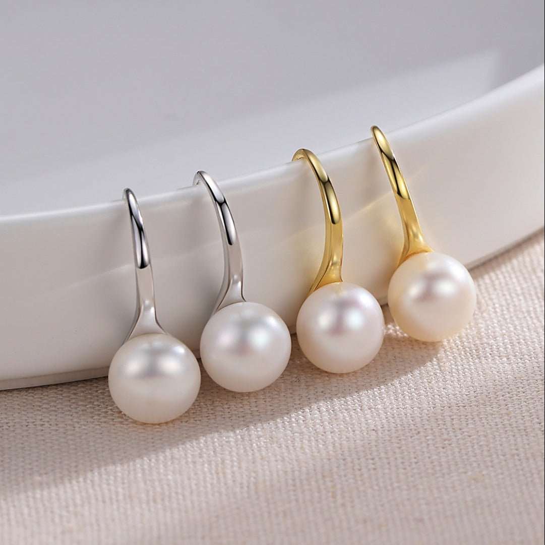 925 Silver Natural Pearl Earrings earrings from SHOPQAQ