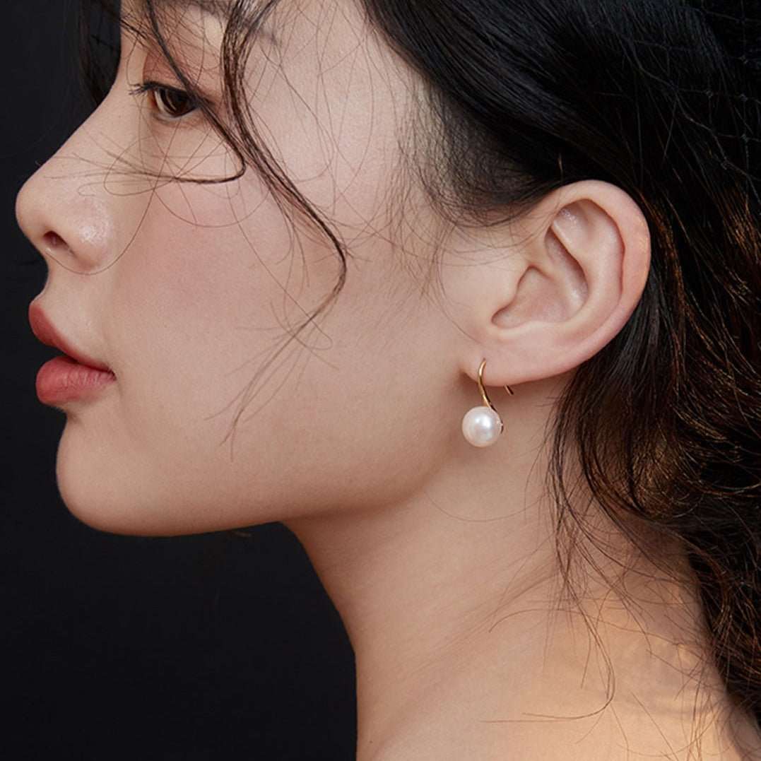 925 Silver Natural Pearl Earrings earrings from SHOPQAQ