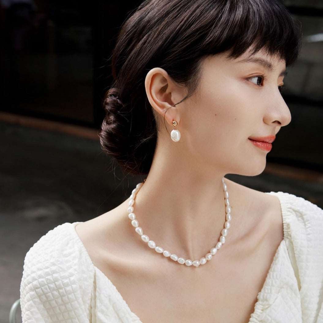 Baroque Pearl Necklace: A Captivating Symphony of Elegance necklaces from SHOPQAQ