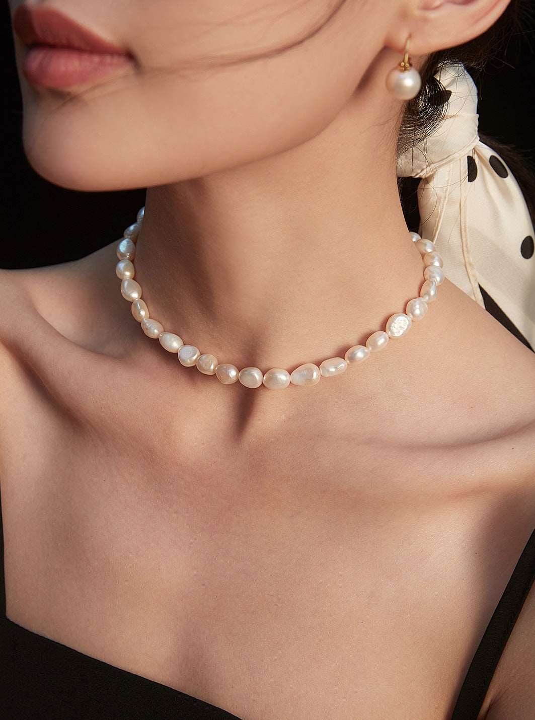 Baroque Pearl Necklace: A Captivating Symphony of Elegance necklaces from SHOPQAQ