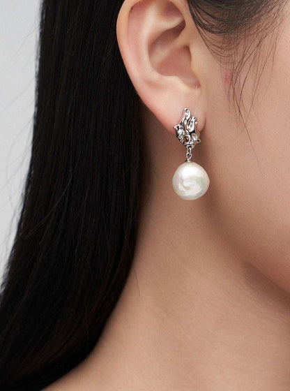 Baroque Pearl Earrings - A Fusion of Artistry and Nature Earrings from SHOPQAQ