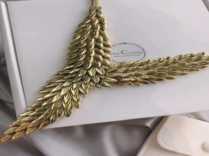 Feather Y-Shaped Necklace Necklaces from SHOPQAQ
