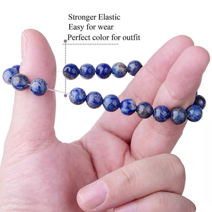 Lapis Lazuli Bracelet-8mm Bracelets from SHOPQAQ