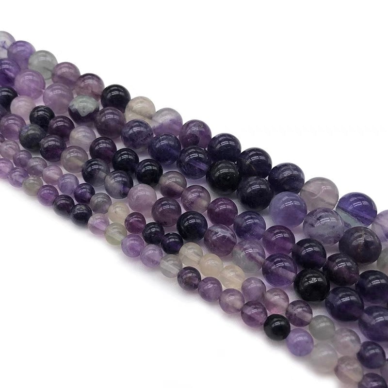 One Purple Fluorite Bracelet 8mm Bracelets from SHOPQAQ