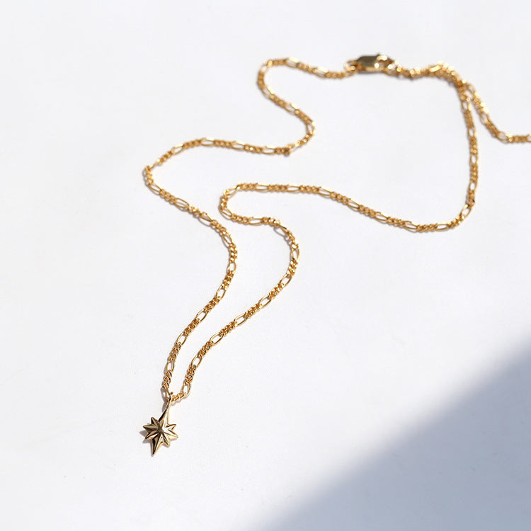 S925 Silver Hexagonal Star Pendant Necklace | necklaces | 925 light luxury, 925 silver necklace, chain necklace, Necklace | SHOPQAQ