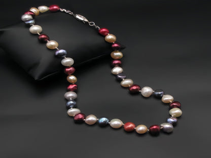 Dyed Natural Pearl Necklace from SHOPQAQ
