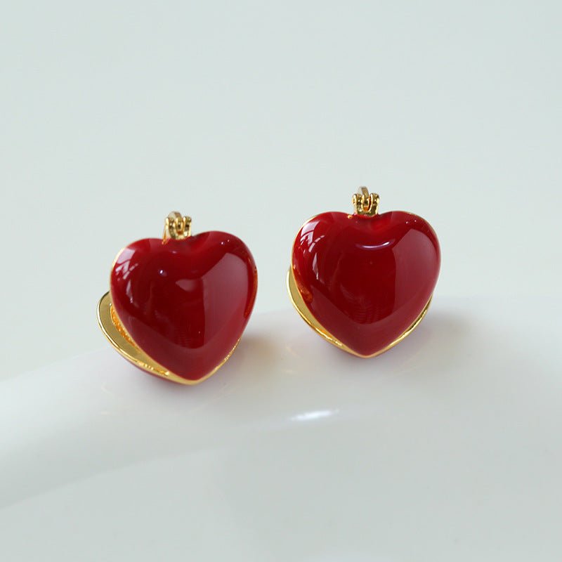Colored Enamel Love Earrings earrings from SHOPQAQ