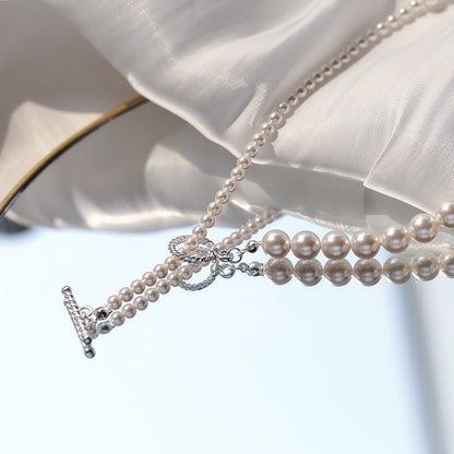 Elegant Pearl Clavicle Necklace necklaces from SHOPQAQ