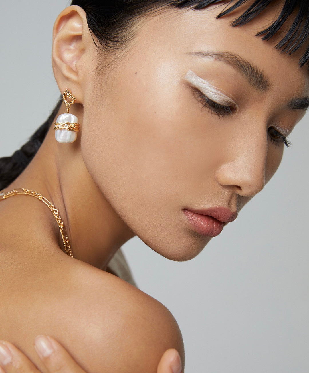 Baroque Pearl Earrings | earrings | 925, 925 earrings, _badge_S925, Baroque, Baroque Earrings, natural pearl, pearls, Pearls Earrings, simsmore | SHOPQAQ
