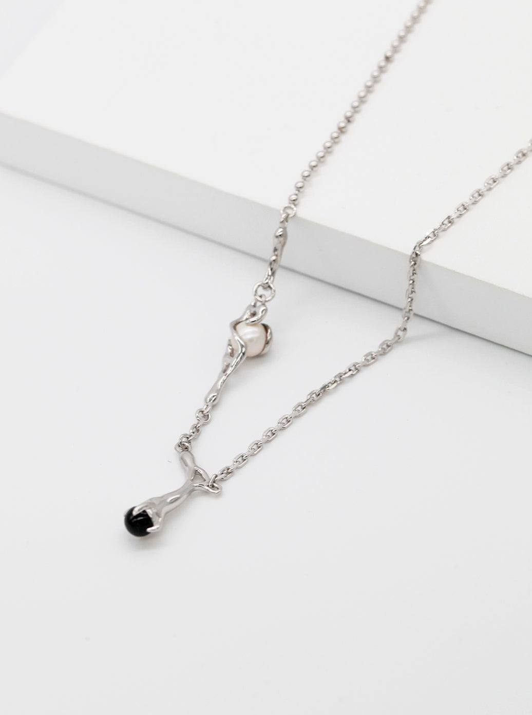 Branch Pendant Chain Necklace | necklaces | 925necklace, _badge_S925, Chain Necklace, Gold Necklace, natural stone, necklace, Pendant Necklace, s925, simsmore | SHOPQAQ